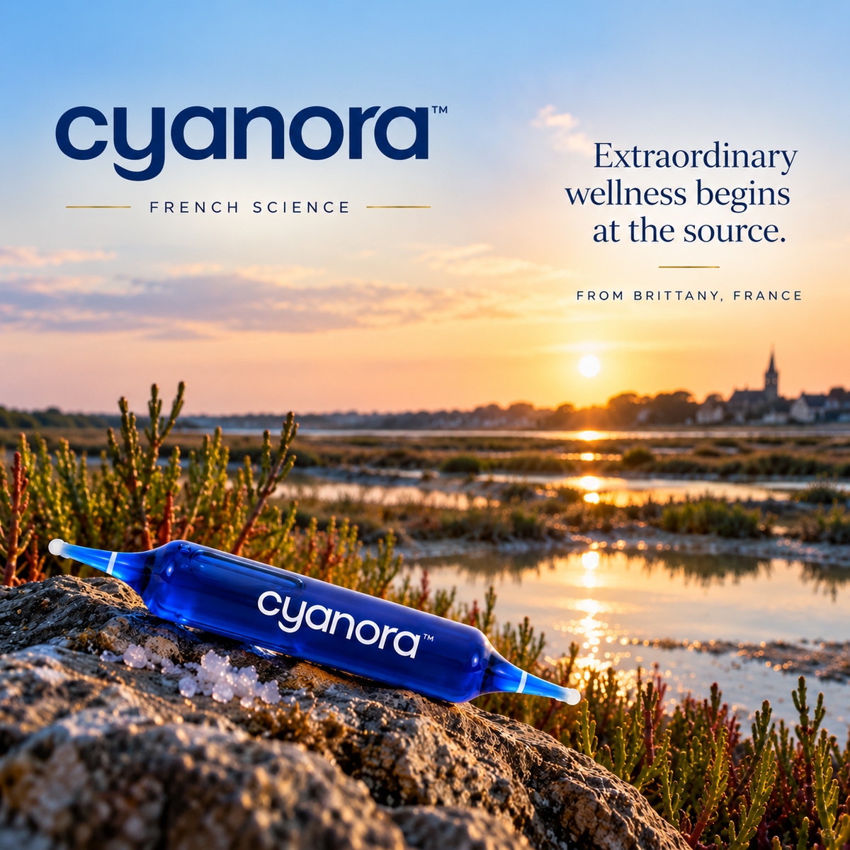Cyanora Liquid Phycocyanin — 15 Daily Shots